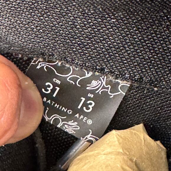 A Bathing Ape BAPE Clutch Sta #2 Size 13 1K30-191-315 - Picture 8 of 11